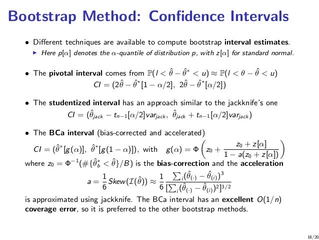 Bootstrap Bias Bootstrap Bias